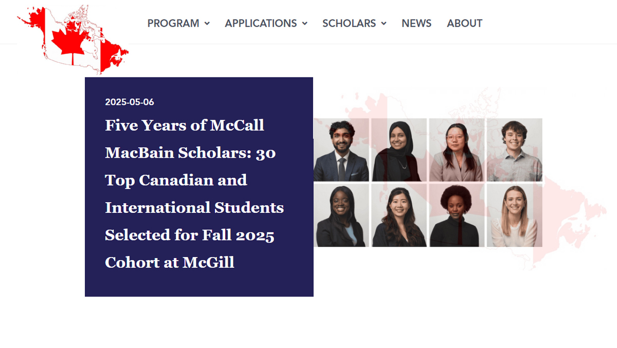 MacBain Scholarship Offers