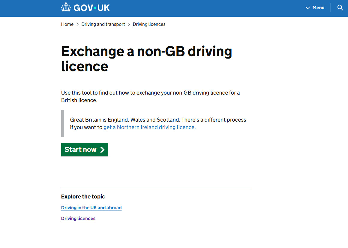 Driving Licences Can Be Exchanged in the UK